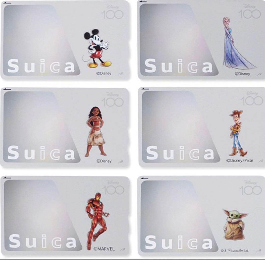 ディズニー　Suica 100周年限定発売　アクリルフレーム付き