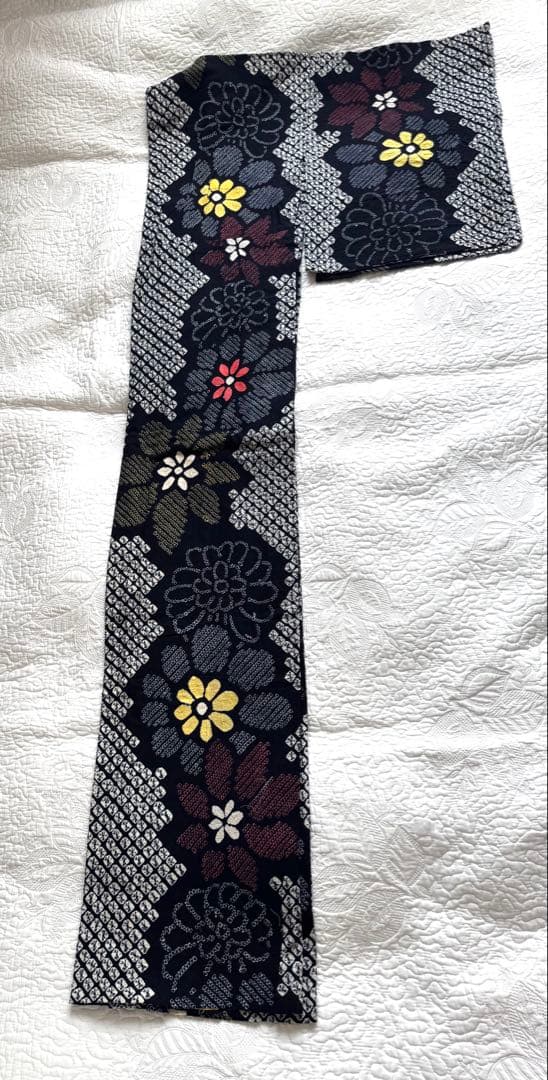 ご奉仕 高身長の方にも◆粋な大人の浴衣 ◆ 有松絞り 草花間道 素晴らしい逸品