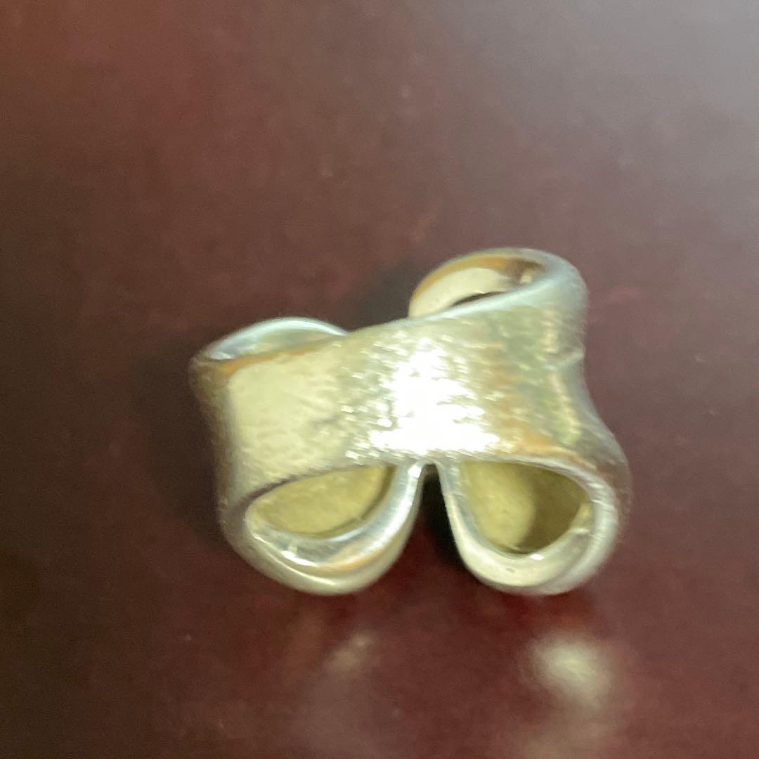 シルバーゴールドリング　ジョージジェンセン　ミナス