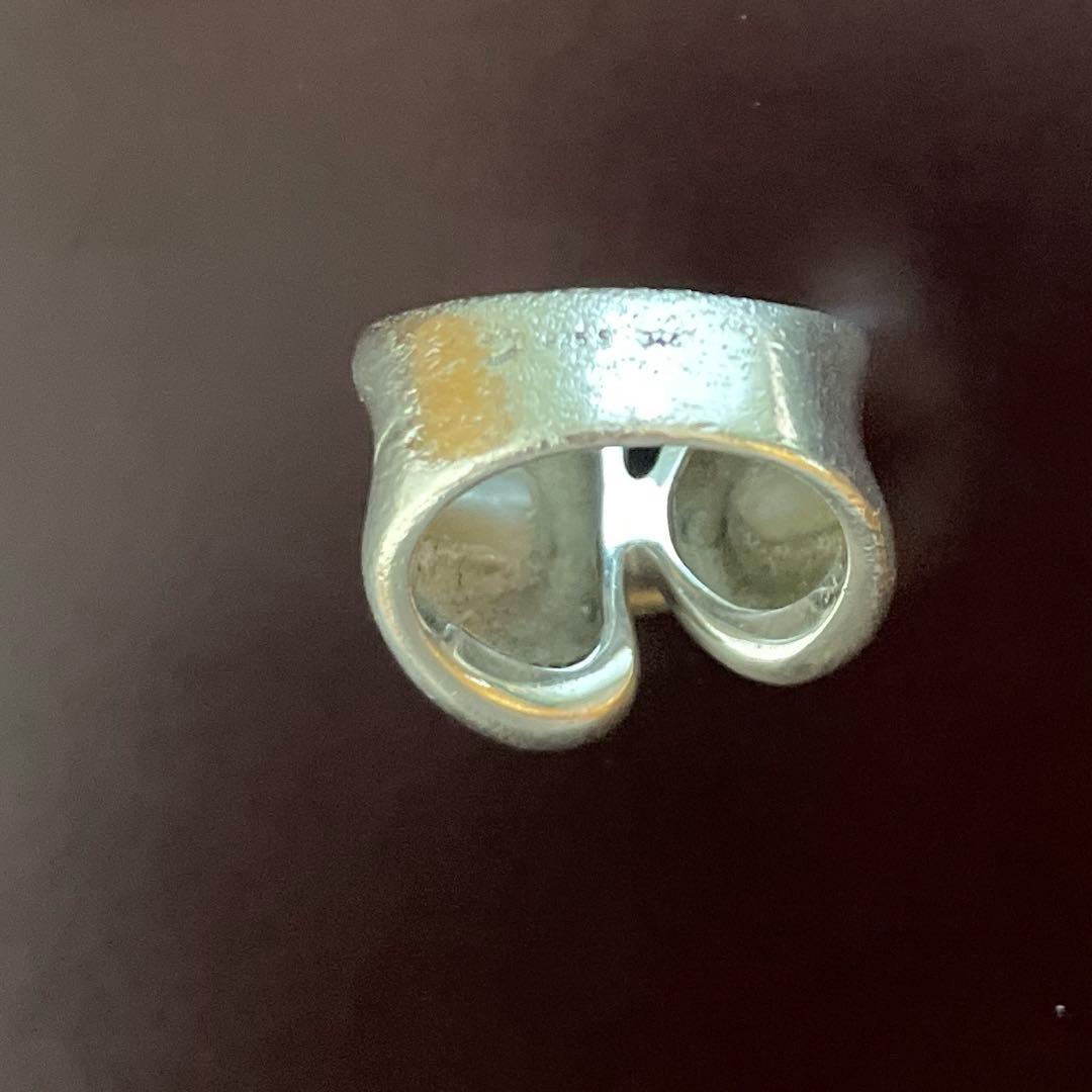 シルバーゴールドリング　ジョージジェンセン　ミナス