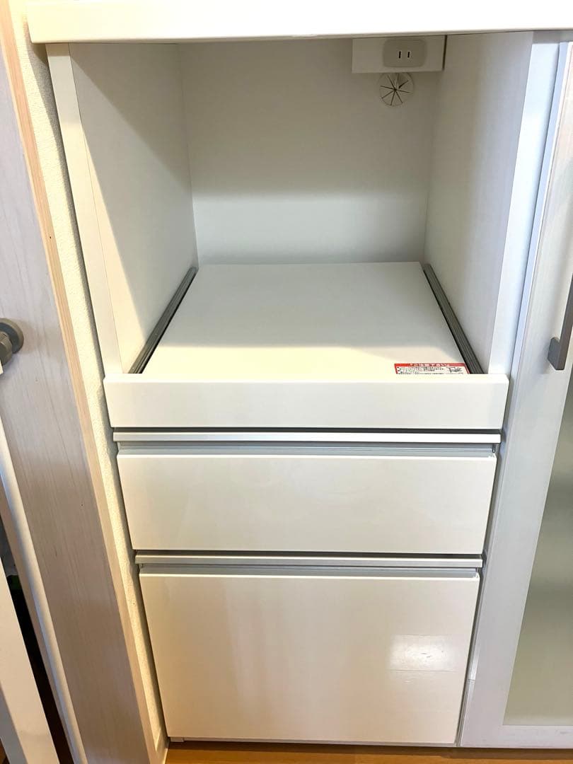 しぇんろん　ニトリ レンジボード キュリー2 90MRB ホワイト