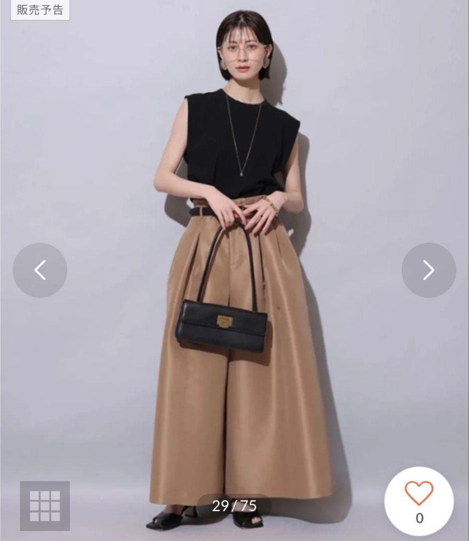 新品 Arpege story ドレスパンツ キャメル系 サイズ1