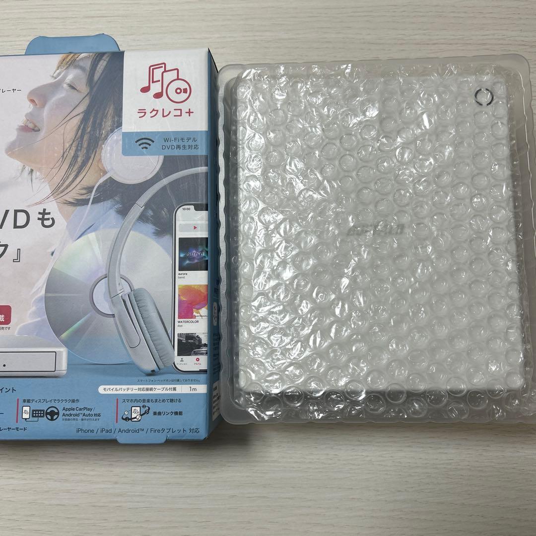 BUFFALO RR-PW2-WH ラクレコ ＋CDレコーダー DVD再生対応