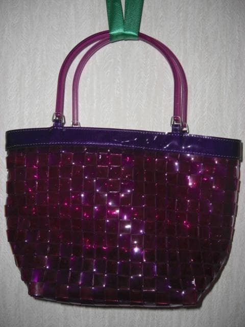 Agnes b アニエスベー 編込バッグ 一点物 レア ヴィンテージ 箱入菓子付