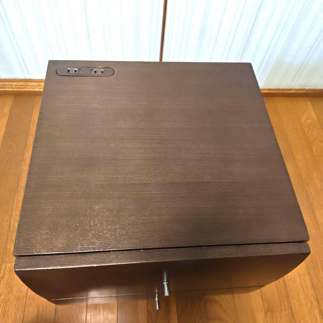 【美品】大塚家具 コンセント付きサイドテーブル／ナイトテーブル