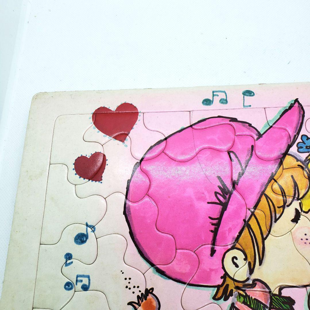 【激レア】水森亜土デザイン　ジグソーパズル　昭和レトロ　入手困難　53ピース