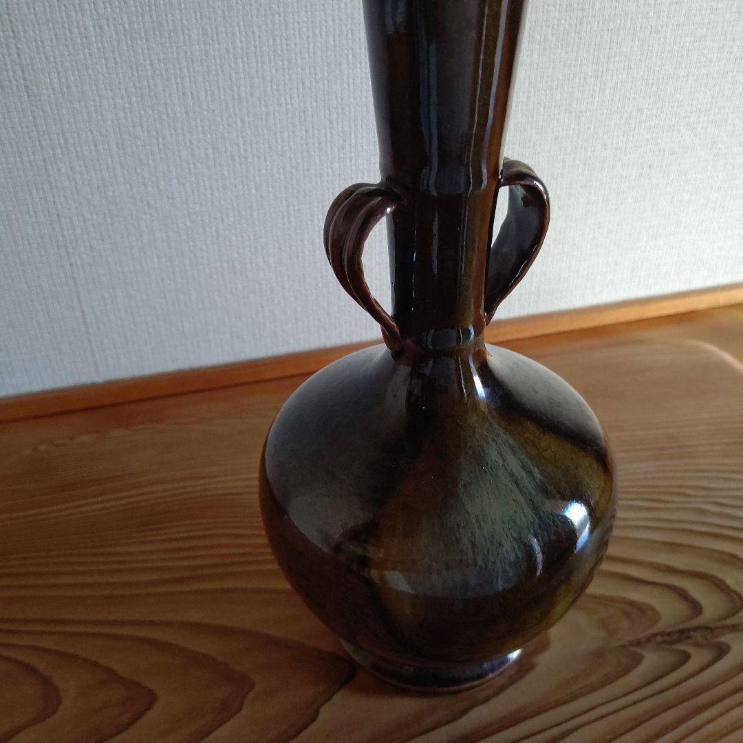 天目鶴首花入れ せと