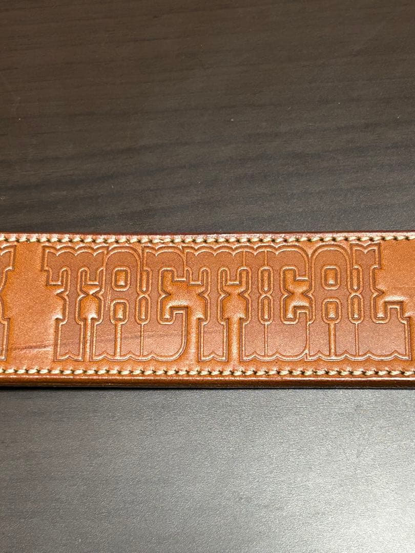 〈美品〉VOLK V-9 LEATHER BELT ブラウン