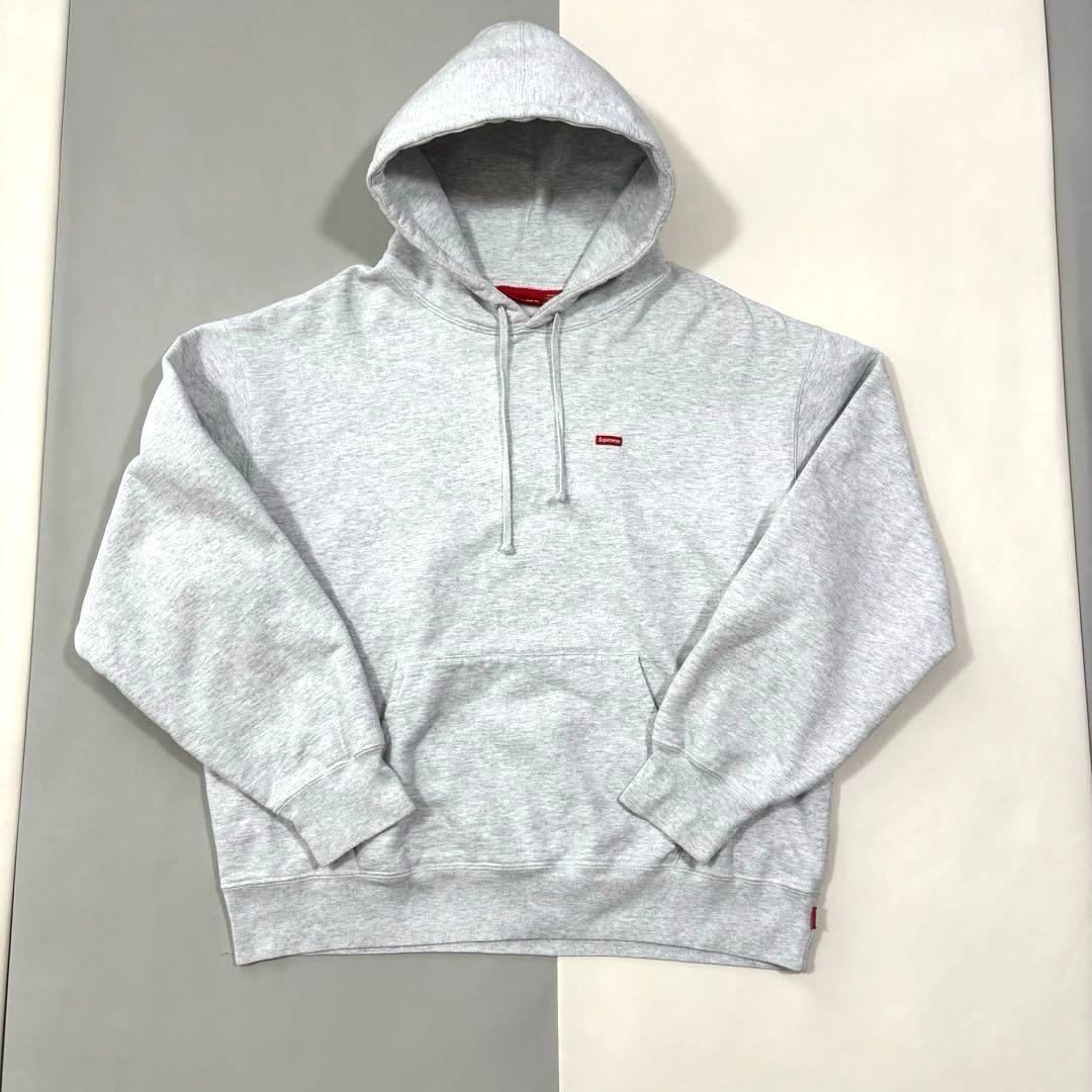 24ss Supreme スモールボックスロゴパーカー アッシュグレー