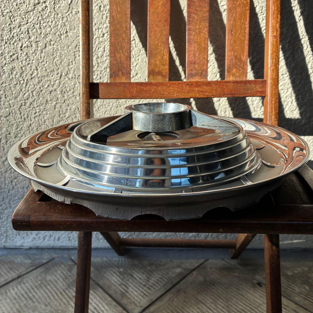 希少品！アメリカヴィンテージアメ車ホイールキャップ　USAガレージ/50s60s