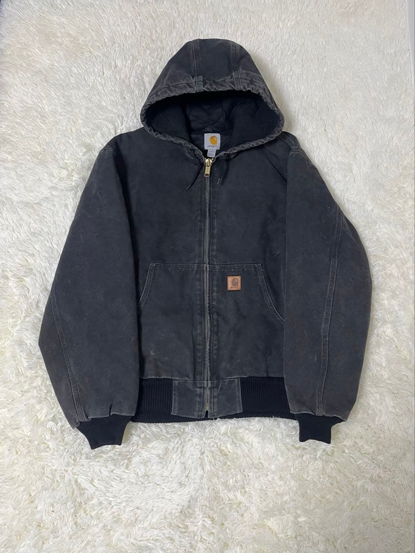 Goodフェード　Lサイズ　カーハート　アクティブジャケット　ブラック