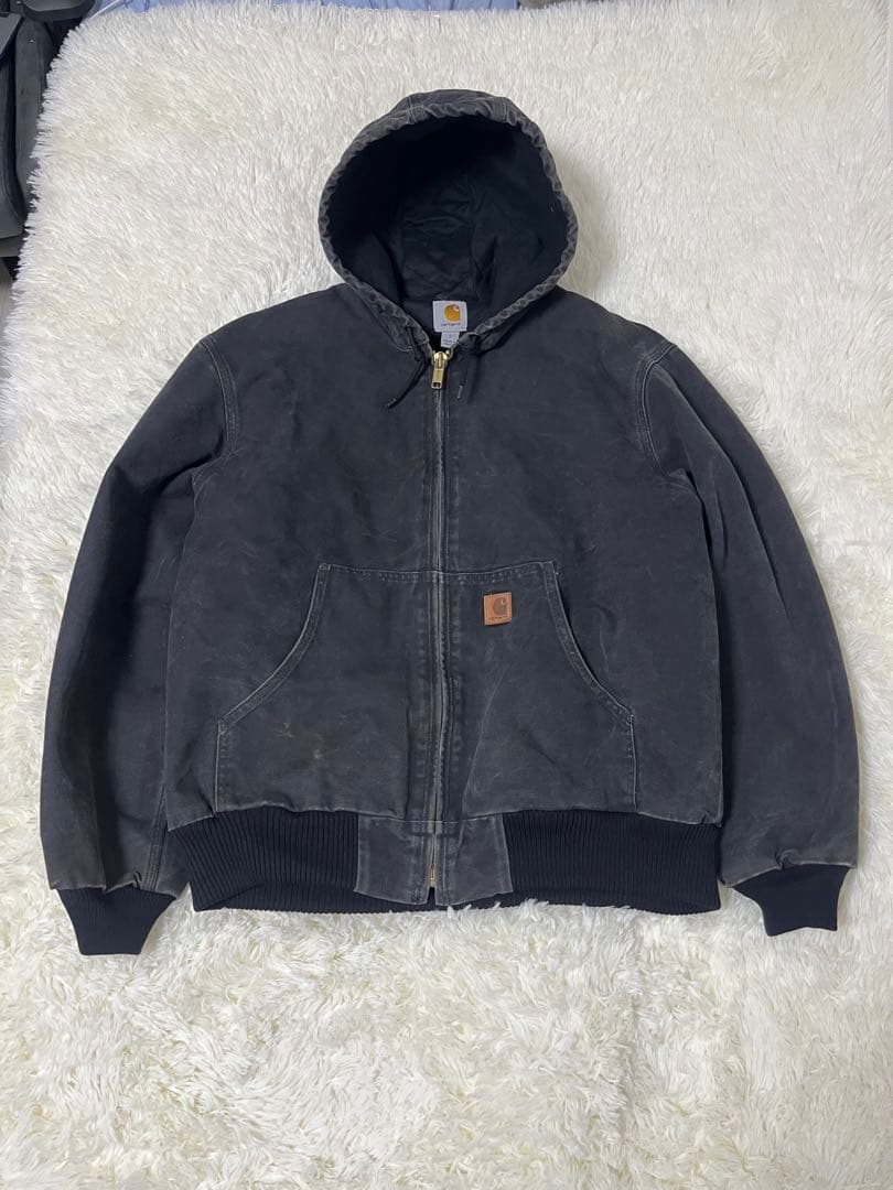 Goodフェード　Lサイズ　カーハート　アクティブジャケット　ブラック