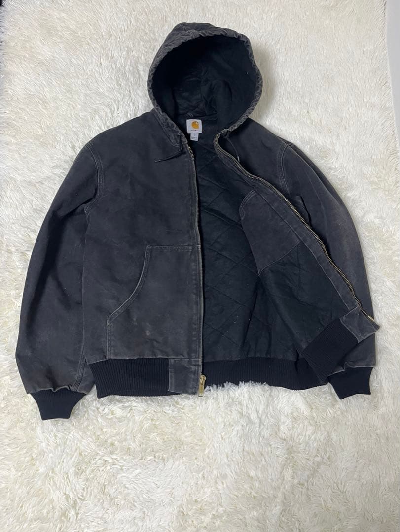 Goodフェード　Lサイズ　カーハート　アクティブジャケット　ブラック