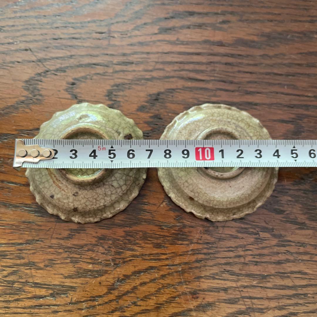 アンティーク　御深井焼　豆皿　2つセット