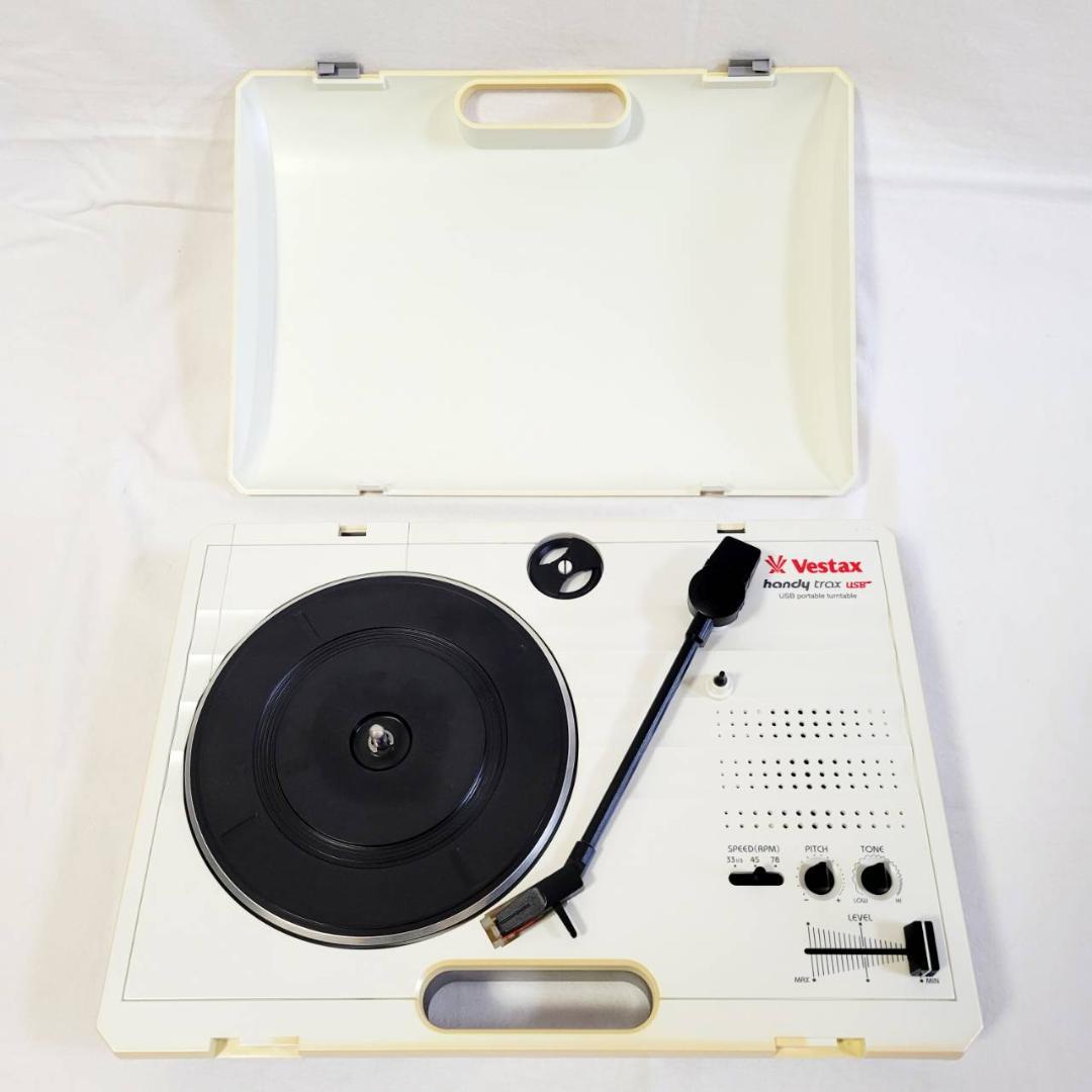 Vestax ポータブルターンテーブル handytrax USB WHITE