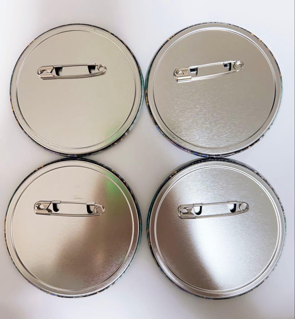 鬼滅の刃 原作 コレクション 缶バッジ 第4弾 不死川実弥4個セット