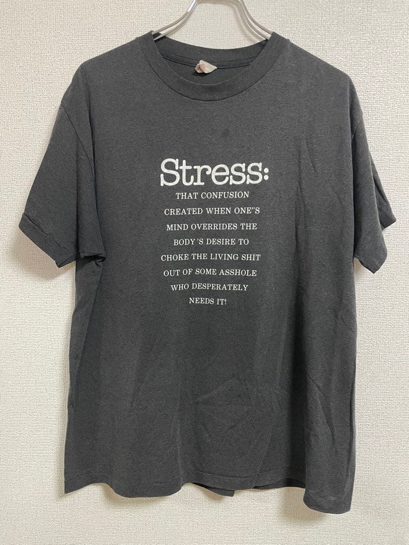 り*ょ様 希少 在原みゆ紀着用 90sヴィンテージ STRESS ストレス Tシ
