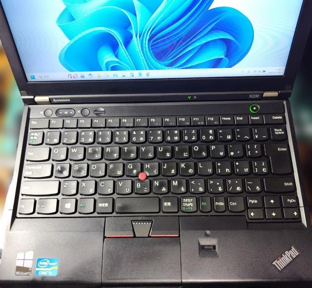 Lenovo ThinkPad X230 i5 メモリ10Ｇ SSD 500GB