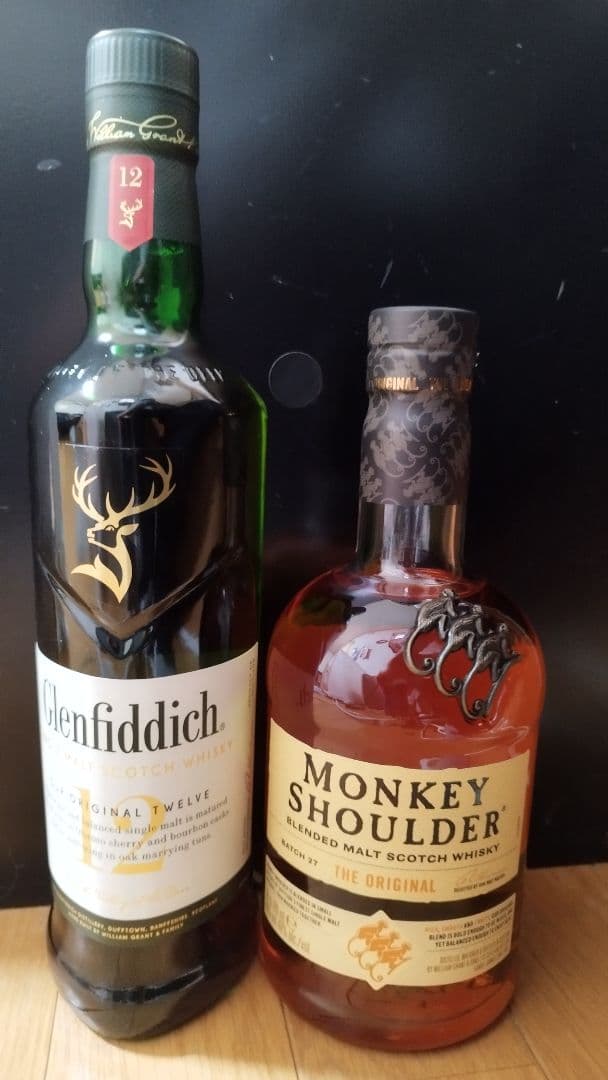 【大人気】グレンフィディック12年とモンキーショルダー700ml①