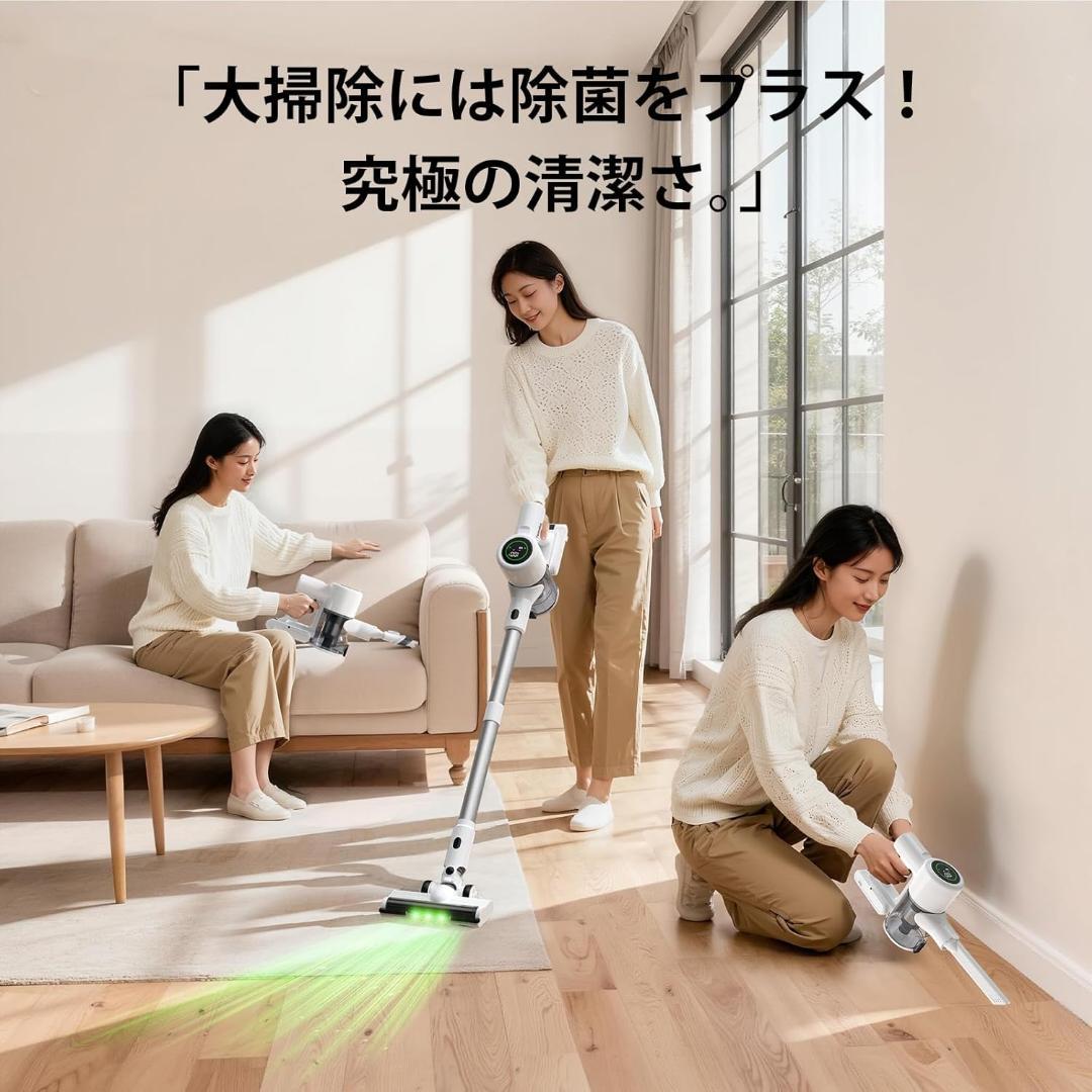 【R1769-68-170】 掃除機 コードレス　75Kpa真超強力吸引