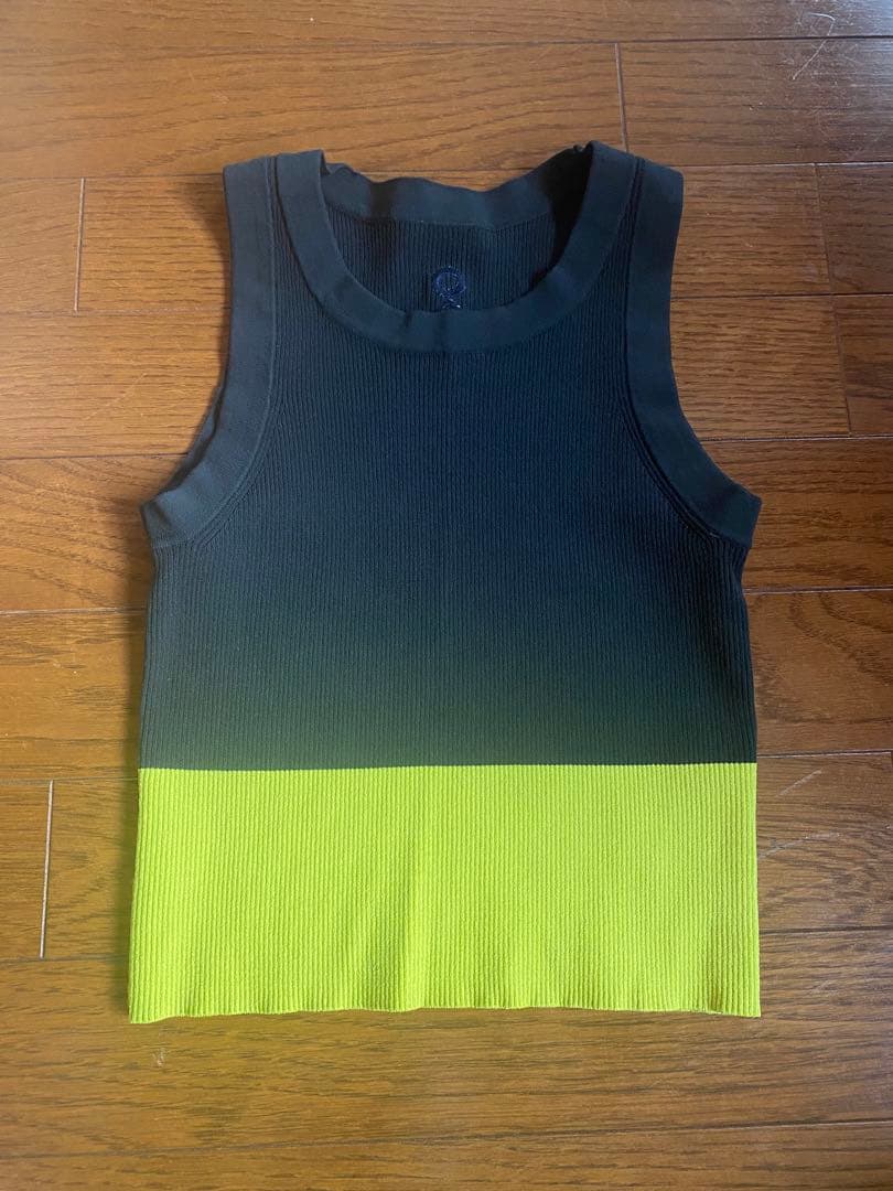トップス OMMO SHORT RIB KT TANK