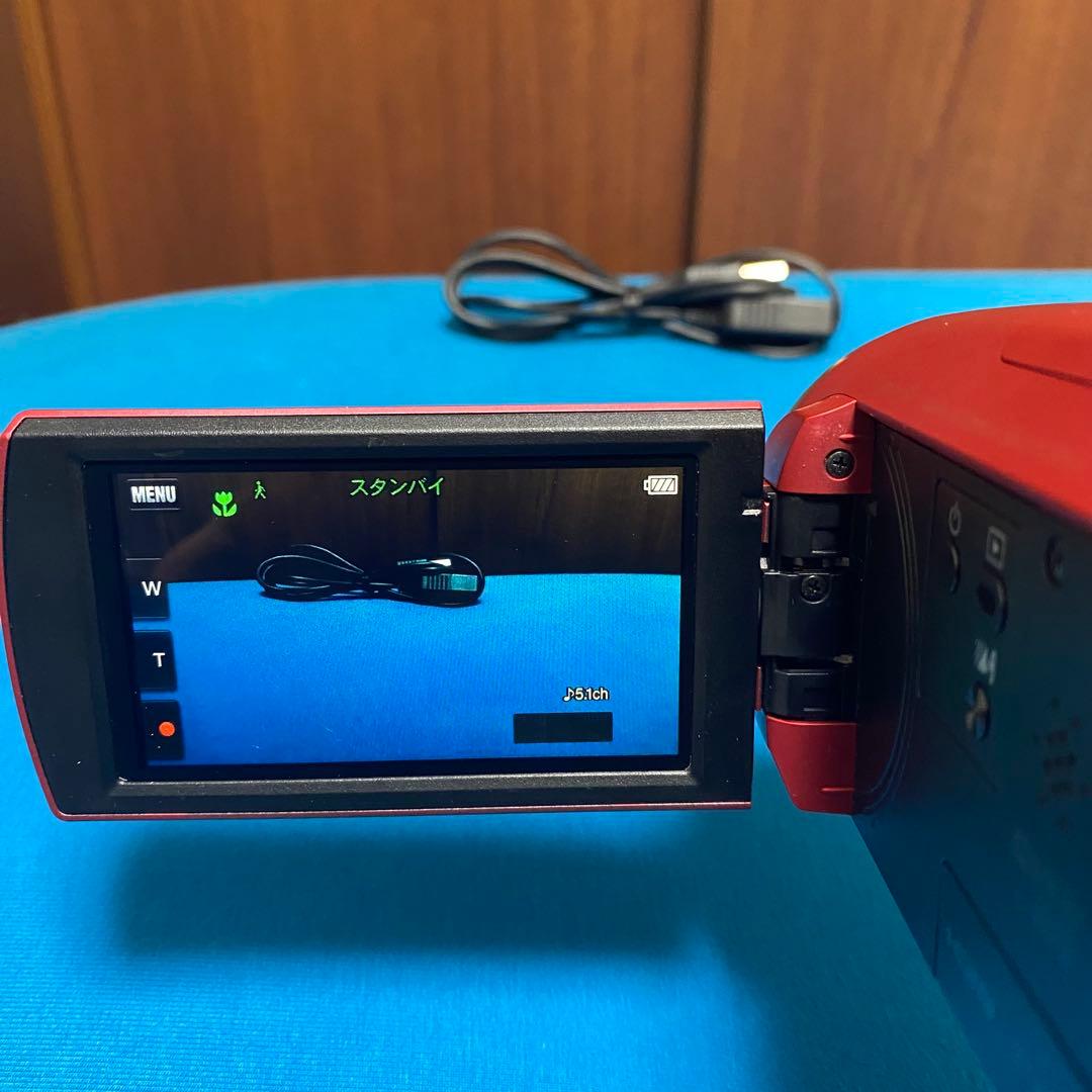 【付属品多数】Sony HDR-CX680 HDビデオカメラ　レッド