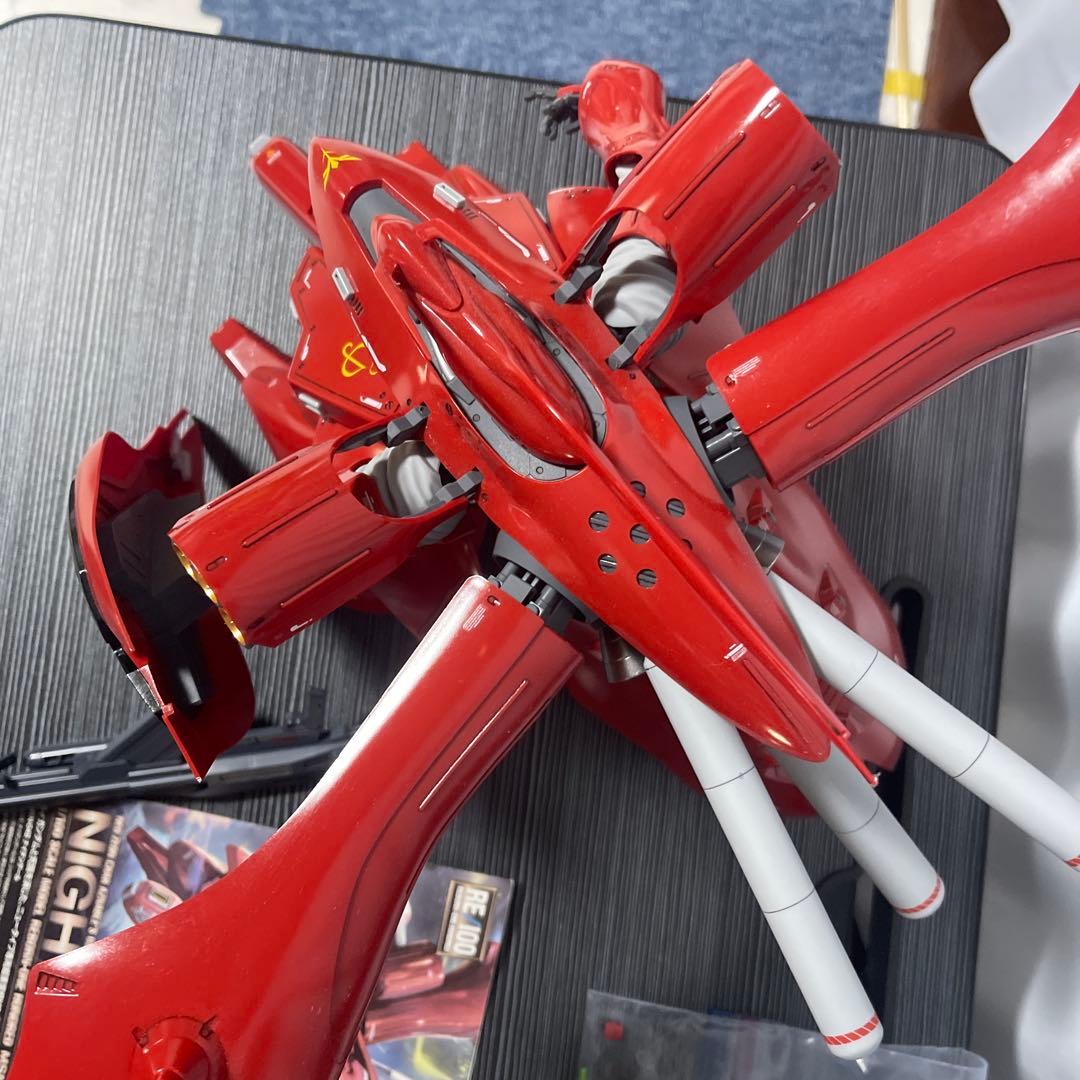 【美】【デカッ】RE/100 ナイチンゲール　組み立て塗装済みジャンク品