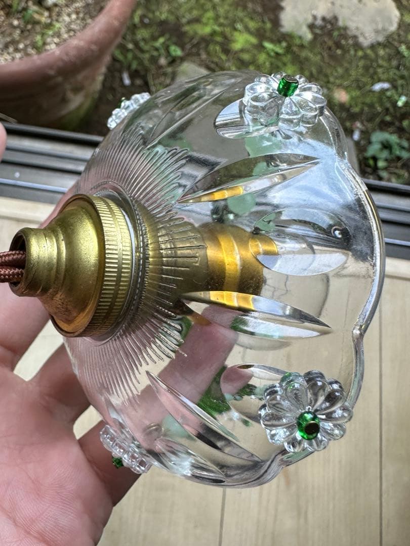 ＊ひーこページになります＊② 『グリーンムラーノガラスのミニシャンデリア』