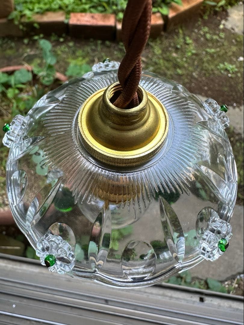 ＊ひーこページになります＊② 『グリーンムラーノガラスのミニシャンデリア』