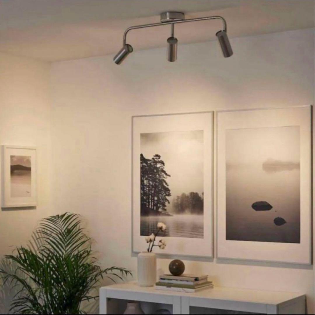 【良品】IKEA ヴィッルモー VIRRMO スポットライト 電球付き 廃盤