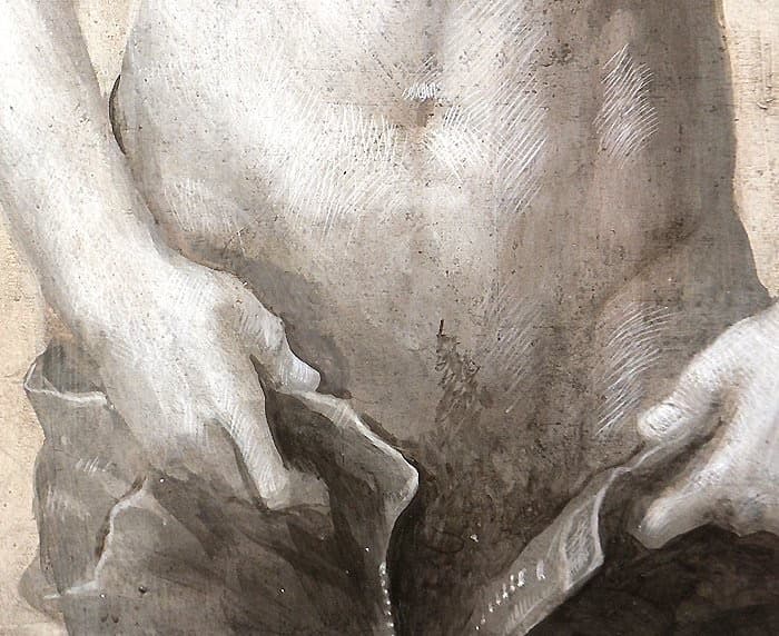 真作　原崇浩 「stripped」 油彩アクリル15号 スペインリアリズム