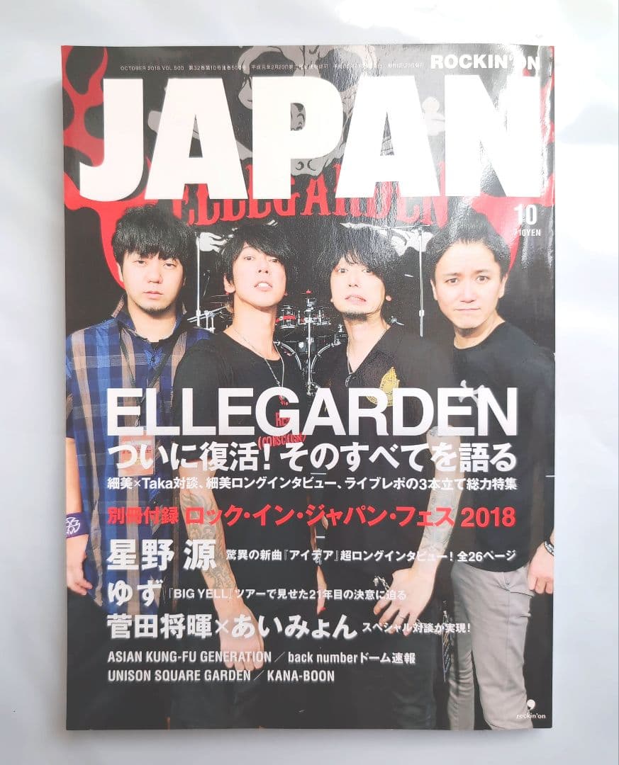 【激レア】ELLEGARDEN ワンオク 入場リストバンド 復活ライブ 入手困難