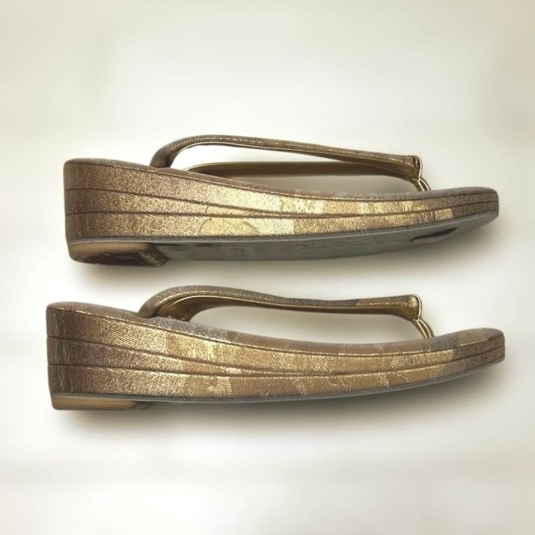 《極美品・箱付き》伊と忠　草履バッグセット　帯地