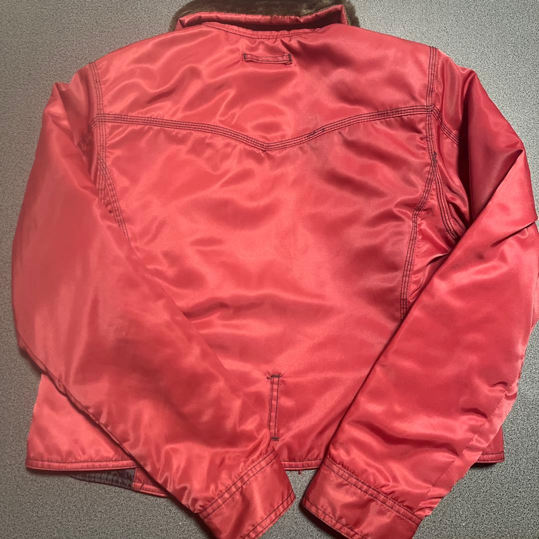 GAUNTER JEANS 赤色 ジャケット Lサイズ