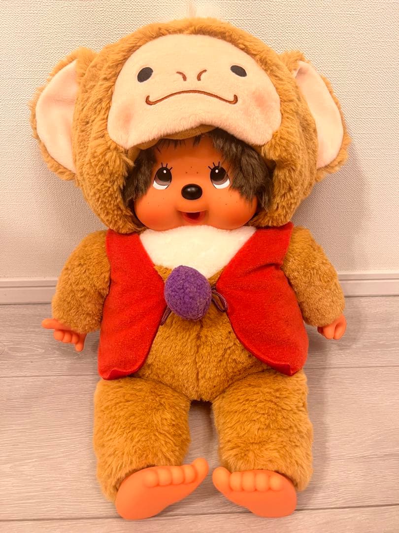 【美品】干支さるモンチッチの大きなLサイズ モンチッチ　ぬいぐるみ