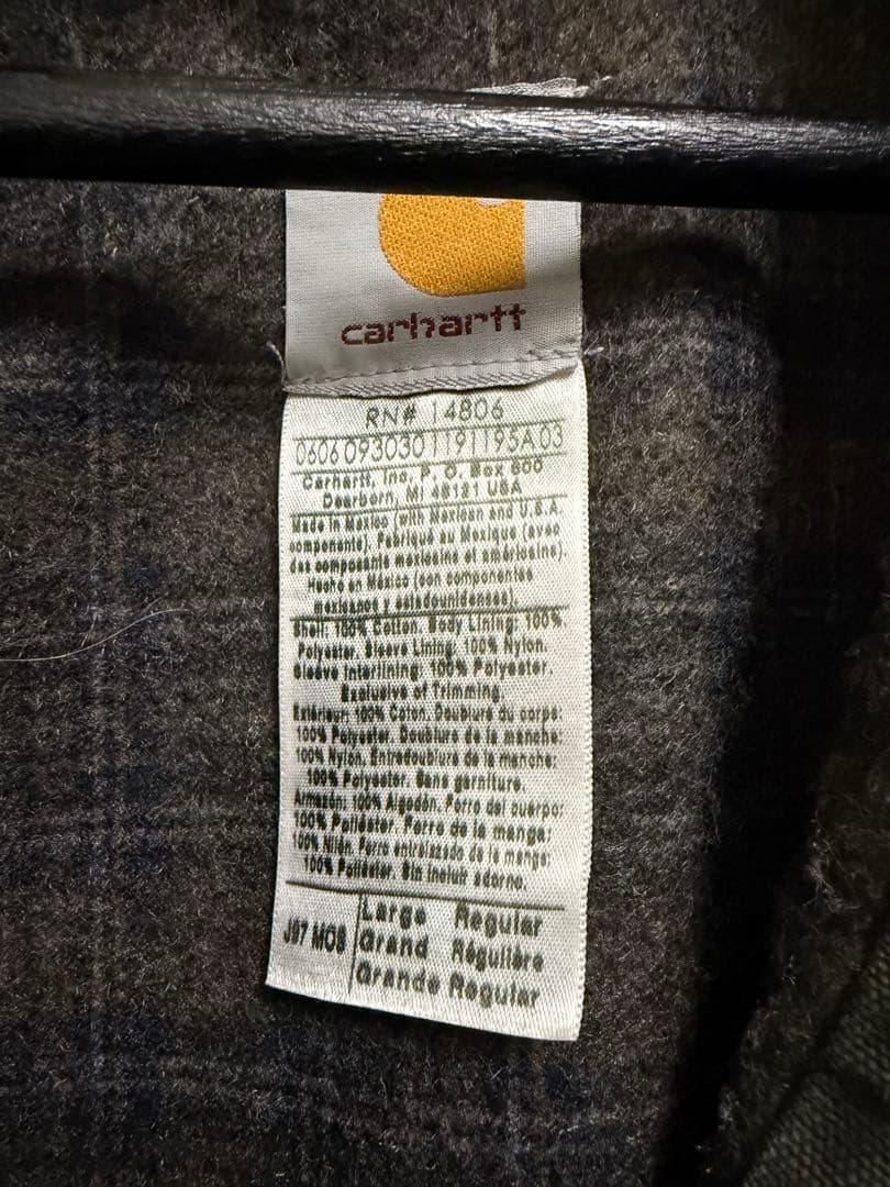 極上　J97 Carhartt カーハートデトロイトジャケット MOS L