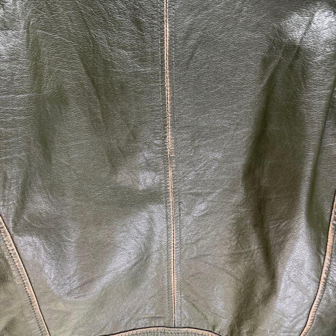 AVIREX バッファローレザー　ライダースジャケット　サイズM