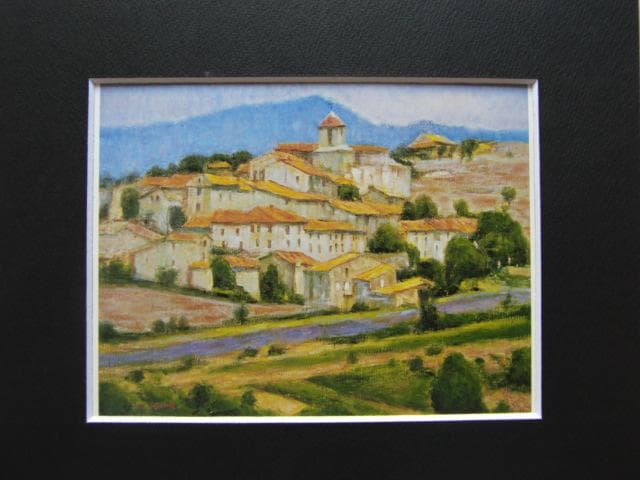 山口正人、【山村（プロバンス）】、希少な画集画、新品高級額