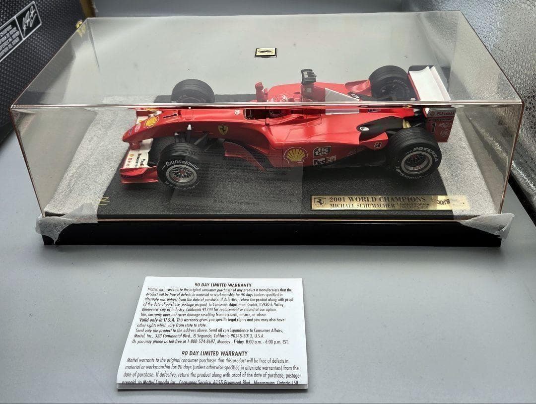Ferrari　F2001 BBR 1/18 Mシューマッハワールドチャンピオン
