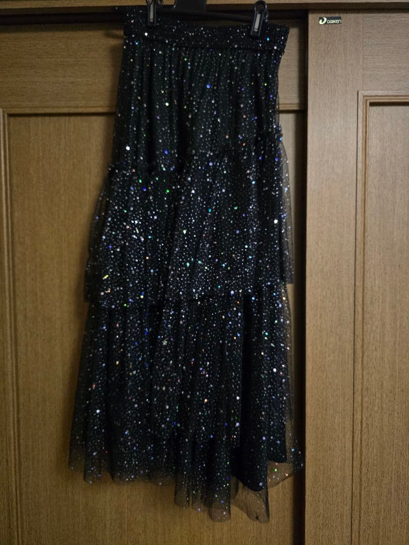 FURFUR ラメチュールドレス BLACK