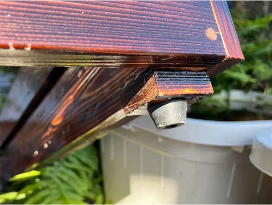 【新品】　60Lトロ舟と木枠のセット　屋外用　網蓋つき