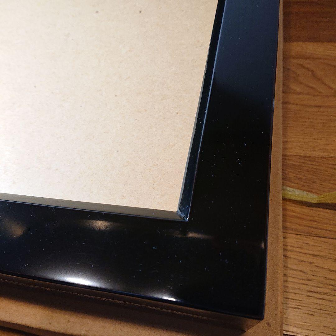 茶道具 炉縁 真塗り