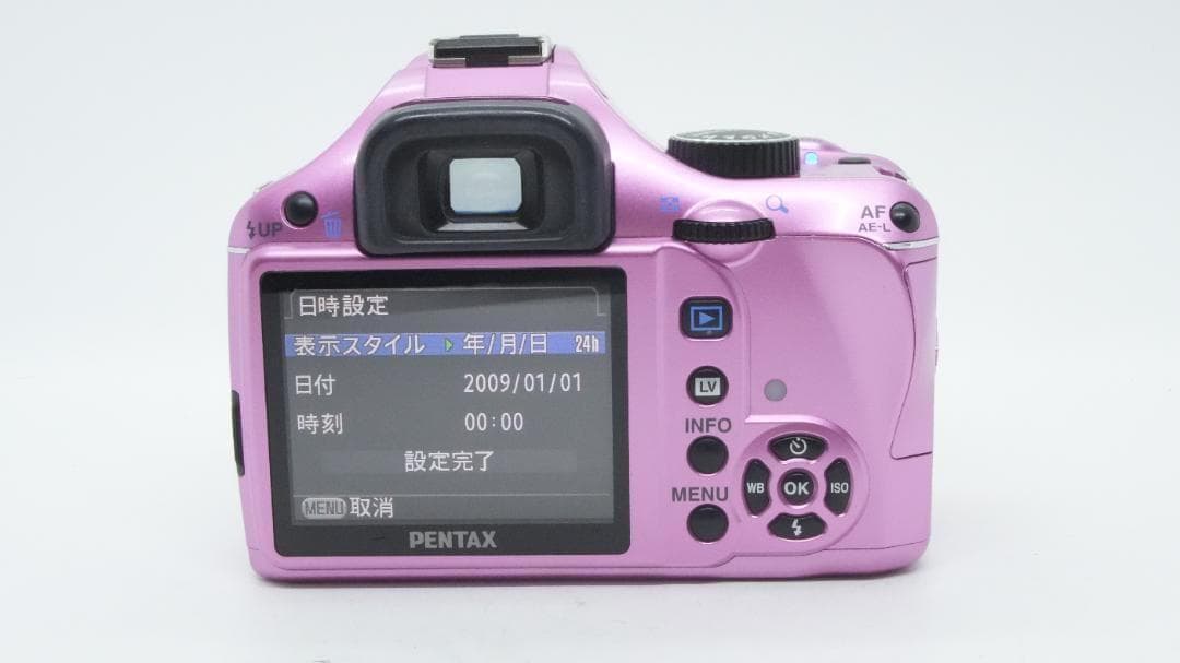 【Y3025】 PENTAX K-X ピンク / ダブルズームキット