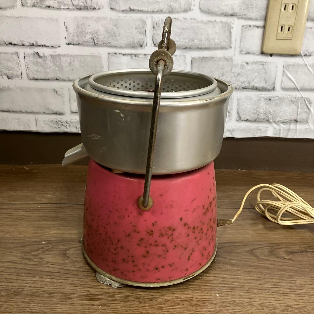 C-壁 ジャンク品 希少 昭和レトロ 富士電機 ジューサー J164 ピンク