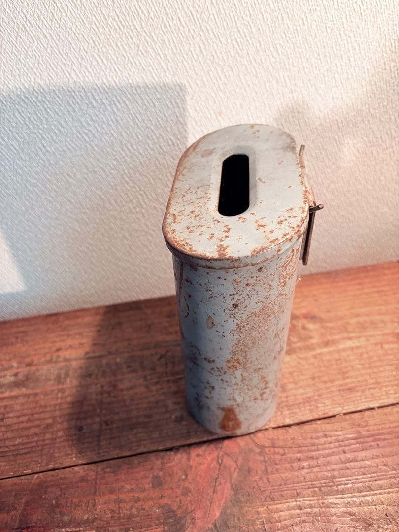 アイアン製 投書函 ポスト バス 小物入れ 古道具 インダストリアルヴィンテージ