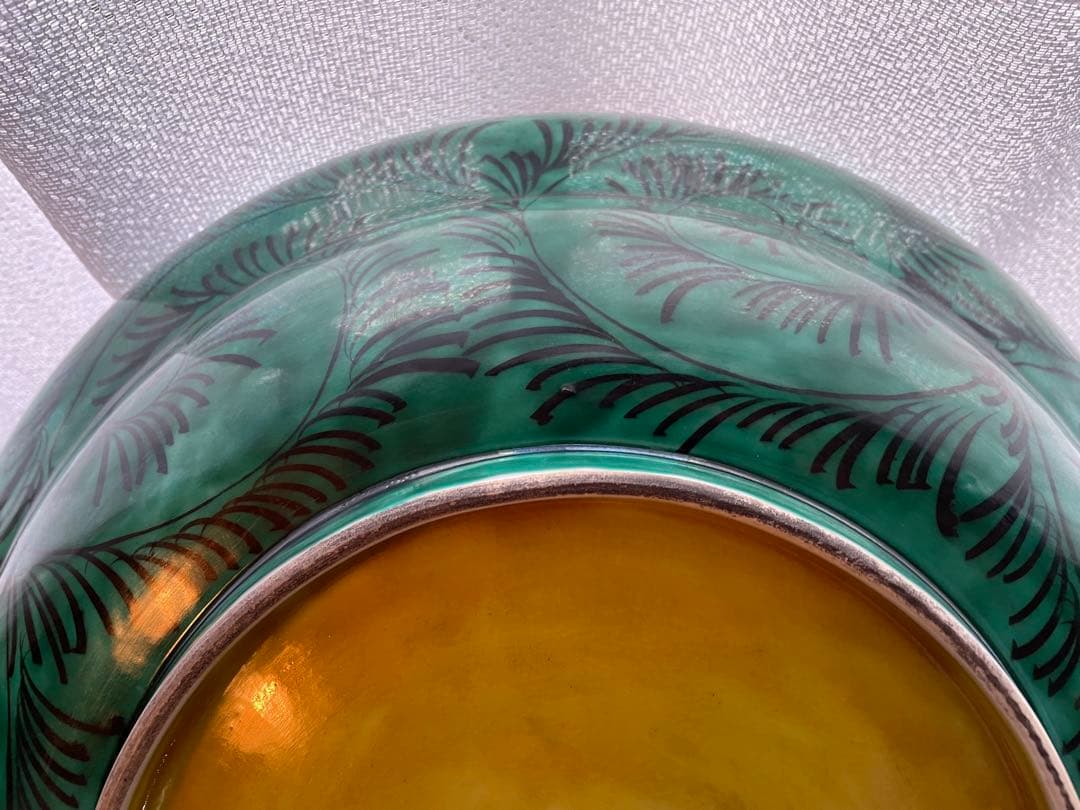 九谷焼　青手　飾大皿