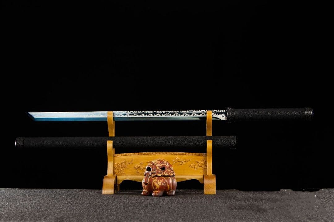 ライトニング唐横刀-高性能マンガン鋼  武具 刀装具 日本刀 唐剣  居合刀