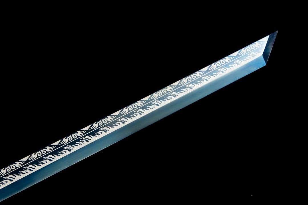 ライトニング唐横刀-高性能マンガン鋼  武具 刀装具 日本刀 唐剣  居合刀