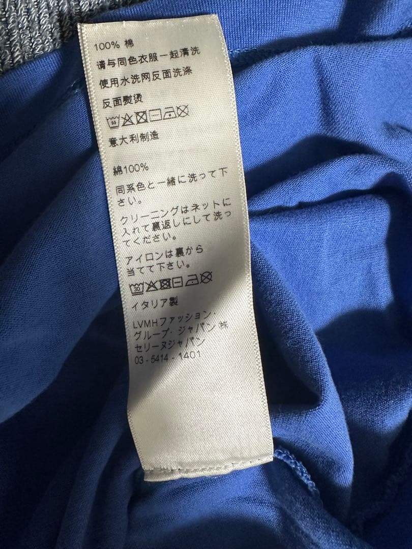 CELINE セリーヌ　青　Tシャツ　半袖　ブルー