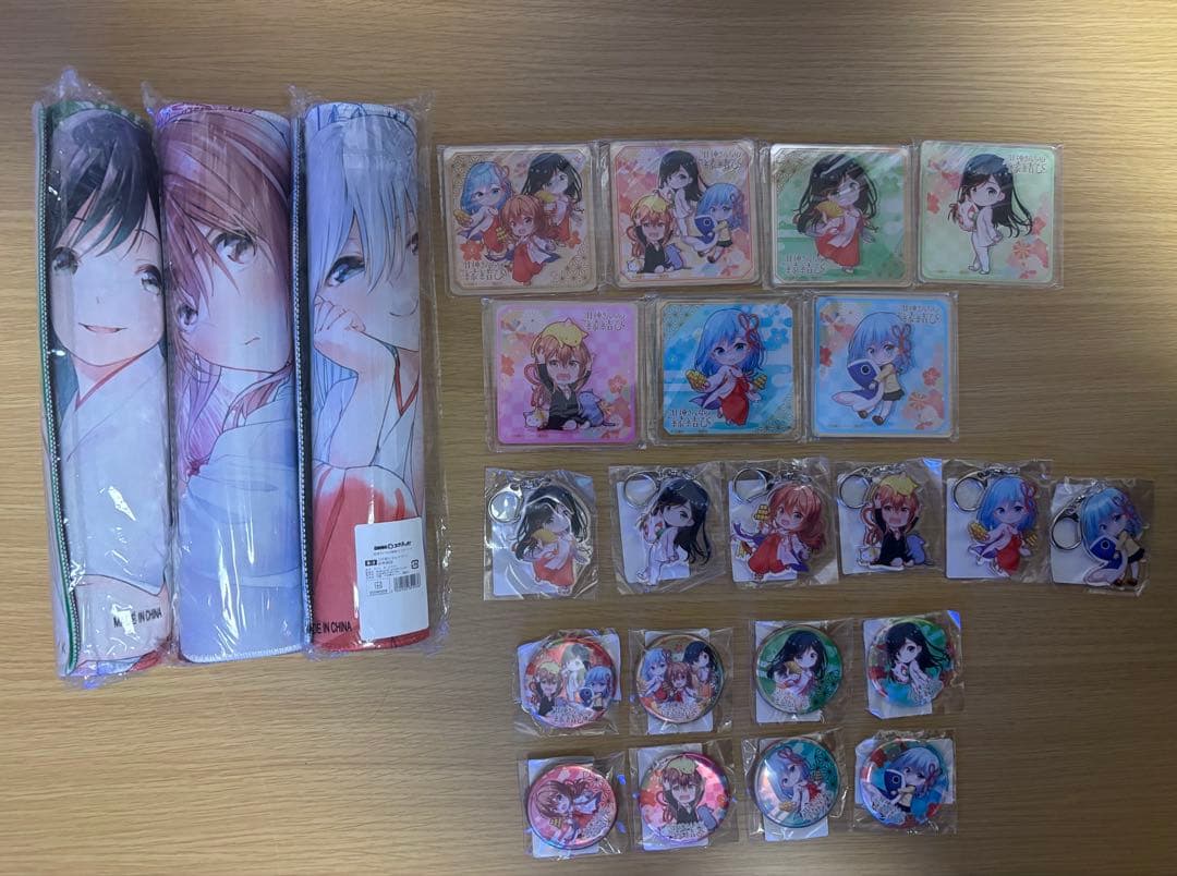 甘神さんちの縁結び　dmmスクラッチくじ　特大パネル、コマ割りマルチマット他